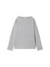 Soft-Touch Sweatshirt mit Knopf-Details medium silver grey melange