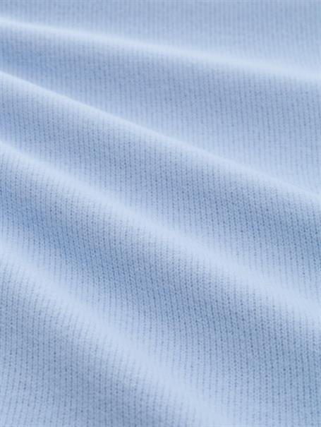 Soft-Touch Sweatshirt mit Knopf-Details mid blue melange