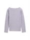 Soft-Touch Sweatshirt mit Knopf-Details soft lavender melange