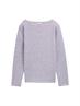 Soft-Touch Sweatshirt mit Knopf-Details soft lavender melange