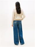 SOFT WOOL CABLE 1/2 ZIP LS SWT heather oatmilk