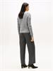 SOFT WOOL CABLE C-NK LS CARDIGAN mid grey heather