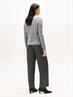 SOFT WOOL CABLE C-NK LS CARDIGAN mid grey heather