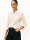 SOFT WOOL V-NK LS SWEATER heather oatmilk