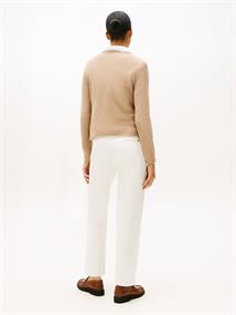SOFT WOOL V-NK LS SWEATER safari canvas heather