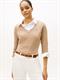 SOFT WOOL V-NK LS SWEATER safari canvas heather
