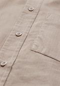 Softe Cord-Bluse driftwood beige