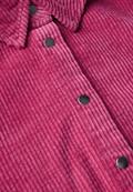 Softe Cord Hemdbluse dark candy pink