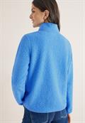 Softe Jacke mit Zipper fountain blue
