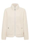 Softe Jacke mit Zipper teddy vanilla white