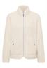 Softe Jacke mit Zipper teddy vanilla white