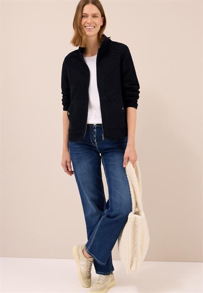 Softe Jacke mit Zipper urban dark blue