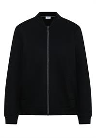Softe Piquée Jacke black