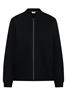 Softe Piquée Jacke black