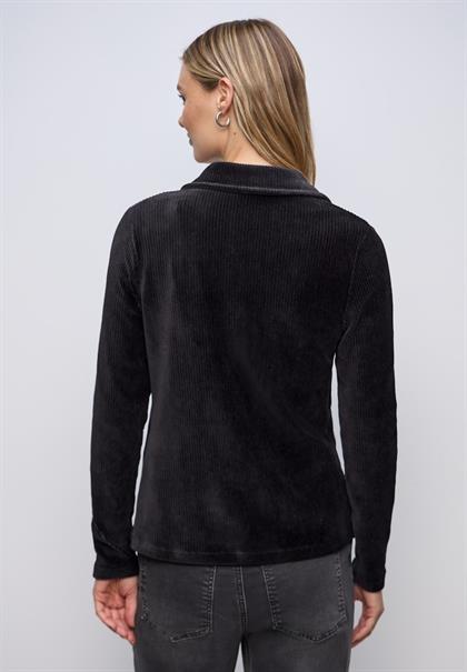 Softer Cordblazer black