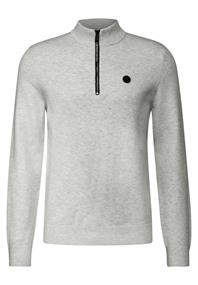 Softer Halfzip Pullover frost grey melange