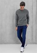 Softer Mouliné Pullover stone grey melange