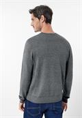 Softer Mouliné Pullover stone grey melange