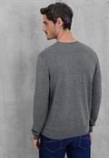 Softer Mouliné Pullover stone grey melange