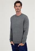 Softer Mouliné Pullover stone grey melange