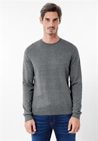 Softer Mouliné Pullover stone grey melange