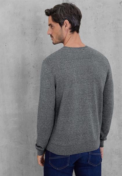 Softer Mouliné Pullover stone grey melange