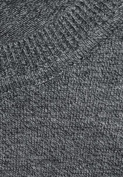 Softer Mouliné Pullover stone grey melange