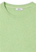 Softer Pullover in Unifarbe bamboo green melange