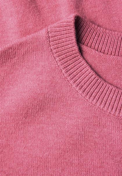 Softer Pullover mit Details candy pink mel.