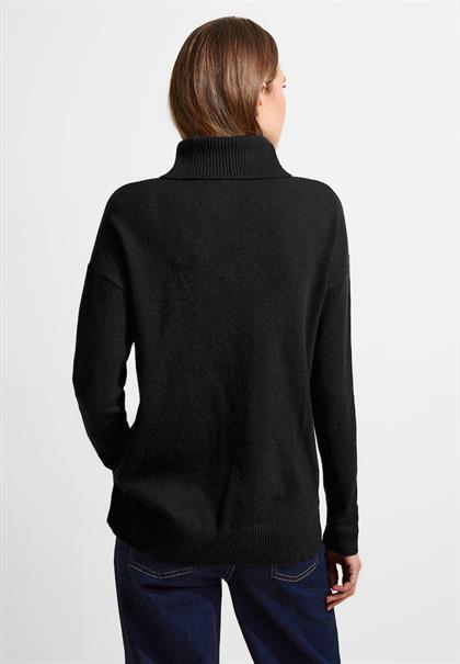 Softer Rollkragenpullover black