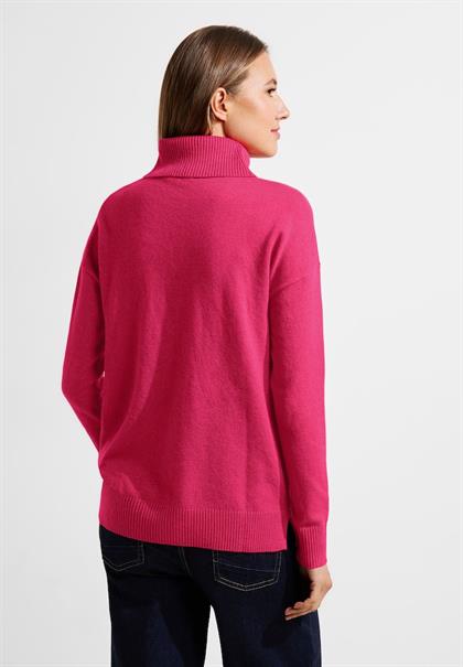 Softer Rollkragenpullover cosy coral melange