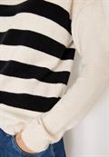 Softer Rollkragenpullover light greige melange