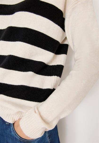 Softer Rollkragenpullover light greige melange