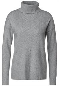 Softer Rollkragenpullover mineral grey melange