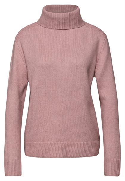 Softer Rollkragenpullover powder pink mel.