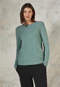 Softer Strukturpullover iced salvia green melange