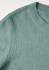 Softer Strukturpullover iced salvia green melange