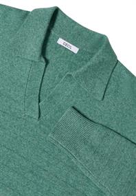 Softer Strukturpullover jewel green melange