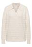 Softer Strukturpullover oat milk beige melange