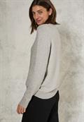 Softer Strukturpullover soft silver melange