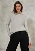 Softer Strukturpullover soft silver melange
