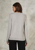 Softer Strukturpullover soft silver melange