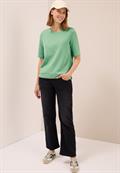 Softes Cupro Touch T-Shirt fennel green