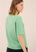Softes Cupro Touch T-Shirt fennel green