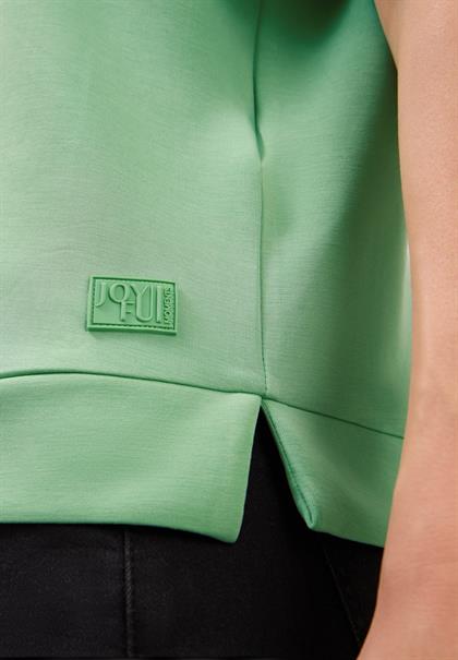 Softes Cupro Touch T-Shirt fennel green