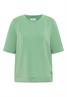 Softes Cupro Touch T-Shirt fennel green