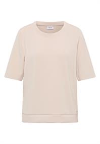 Softes Cupro Touch T-Shirt oat milk beige