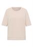 Softes Cupro Touch T-Shirt oat milk beige