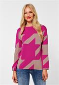 Softes Jacquardshirt lavish pink