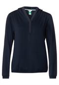 Softes Kapuzenshirt deep blue